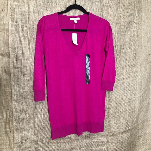 Banana Republic Factory Sweaters - Banana Republic Pink Sweater SZ S Solid Fall